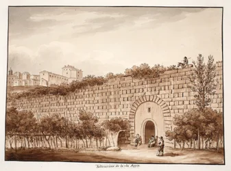 Substructions de la Via Appia, 1833
